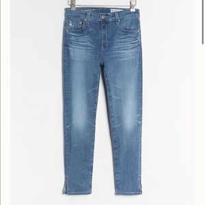 AG the high rise Stevie ankle jeans